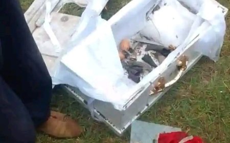 STARTLE AS KID`S CASKET FOUND IN THE KILALA DISPENSARY'S COMPOUND