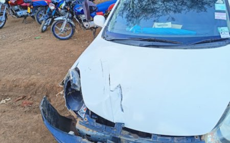 BUSIA SENATOR OKIYA OMTATAH INVOLVED IN A TRAILER ACCIDENT IN KISUMU ON FRIDAY MORNING