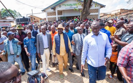 KISII;  RAILA ODINGA OPENS REVOLUTIONARY AGRICULTURAL CENTERS TO PROMOTE HORTICULTURE
