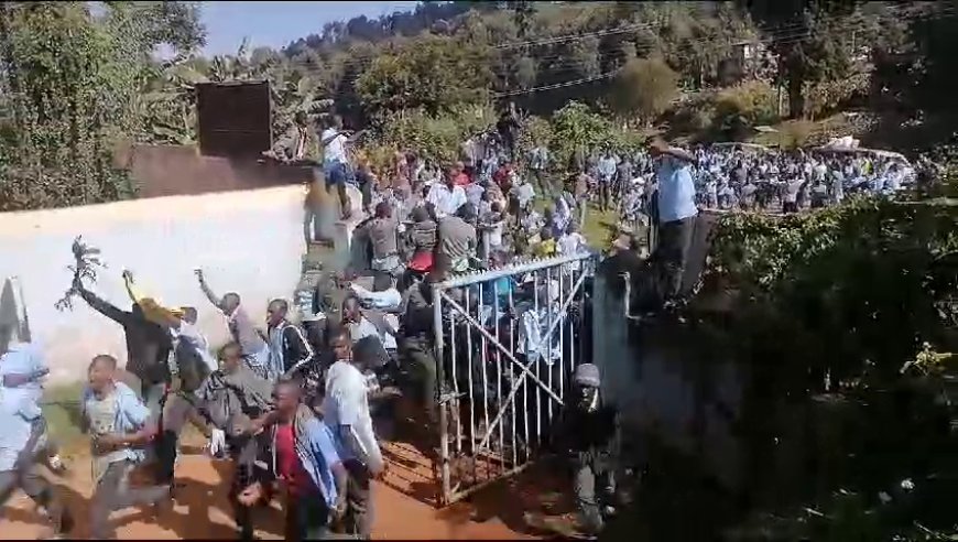 KISII: GIANCHERE STUDENTS IN KISII PROTEST REMOVAL OF PRINCIPAL