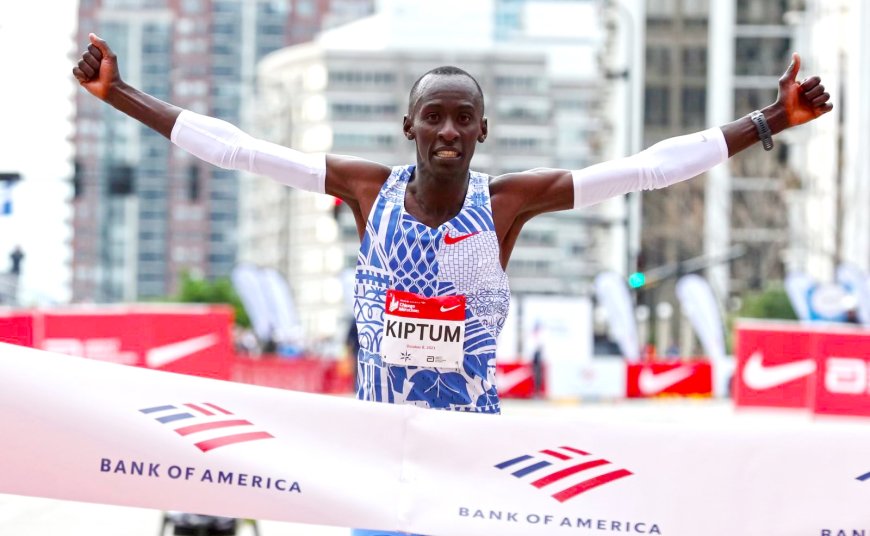 WORLD MARATHON RECORD HOLDER KELVIN KIPTUM, 24, DIES IN A CAR ACCIDENT