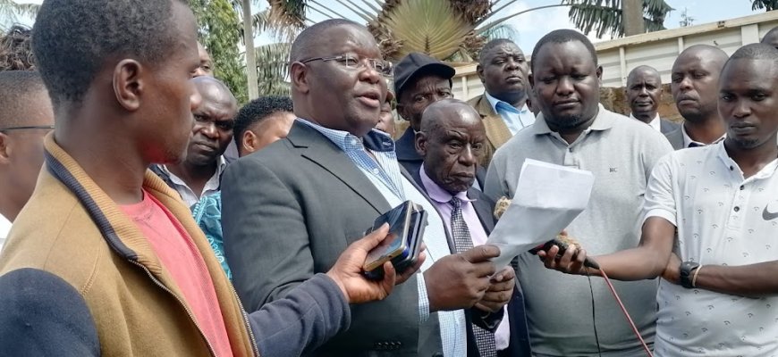 KISII: MCA FILES MOTION TO IMPEACH  DEPUTY GOVERNOR ROBERT MONDA