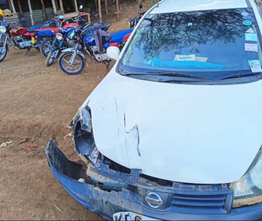 BUSIA SENATOR OKIYA OMTATAH INVOLVED IN A TRAILER ACCIDENT IN KISUMU ON FRIDAY MORNING