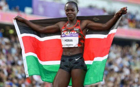MARY MORAA GUARANTEES GOLD IN ACCRA, WITH THE UNVEILING OF TEAM KENYA.