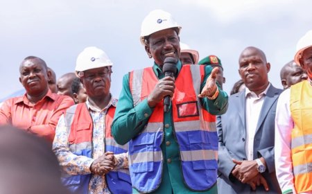 RUTO CAUTIONS OFFICIALS THAT THE HOUSING DEVELOPMENT MUST BE DEVOID OF CORRUPTION.