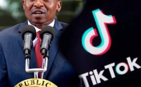 CS KINDIKI REVEALS THE GOVERNMENT'S STAND ON TIKTOK'S PROHIBITION.
