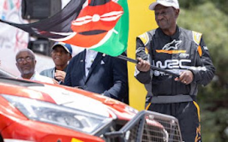 WRC SAFARI RALLY IN 2024 KICKED OFF BY PRESIDENT RUTO