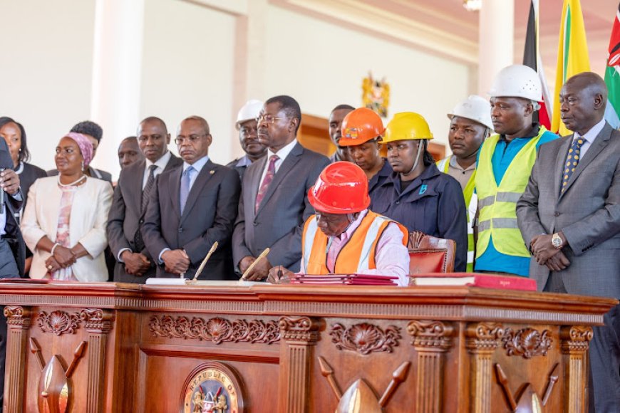 PRES. RUTO SIGNS AFFORDABLE HOUSING BILL AT LAST!