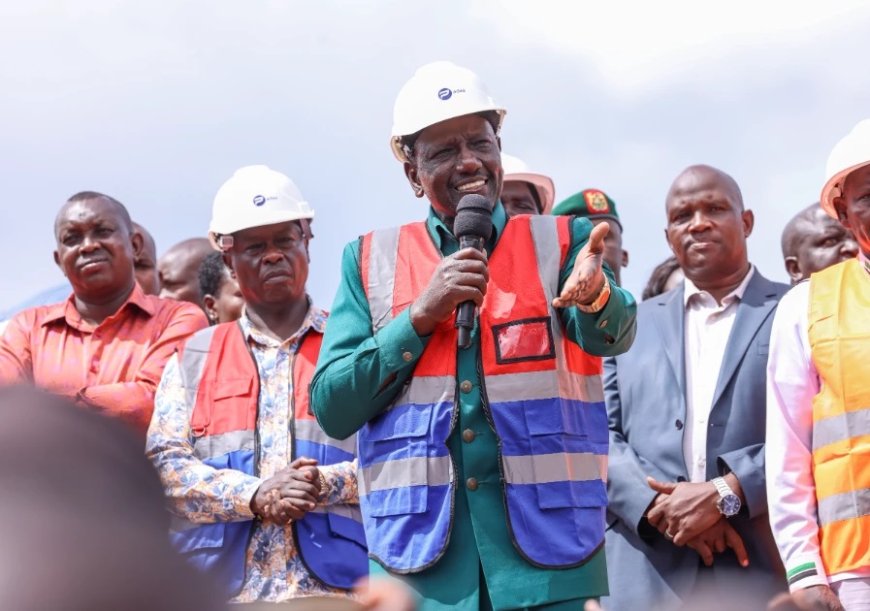 RUTO CAUTIONS OFFICIALS THAT THE HOUSING DEVELOPMENT MUST BE DEVOID OF CORRUPTION.