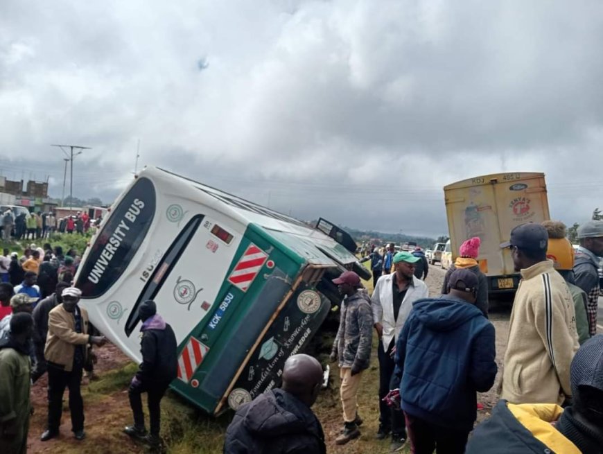 AFTER A BUS ACCIDENT, MOI UNIVERSITY SUSPENDS ACADEMIC TRAVEL.