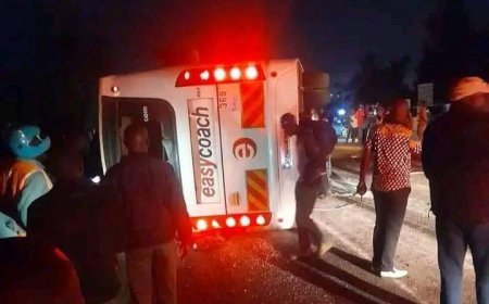 EASY COACH BUS INVOLVED IN GRISLY ACCIDENT IN KISUMU KILLS ONE PERSON