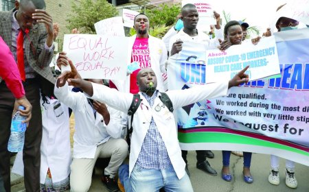HEALTHCARE WORKERS PROMISE TO DEMONSTRATE EVERY TUESDAY.