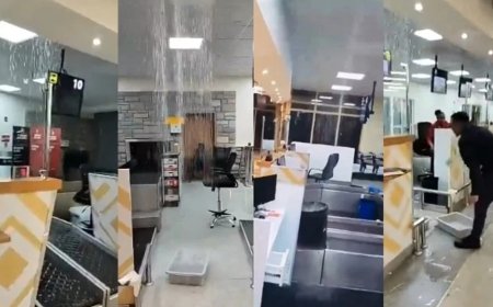 JKIA ROOF LEAKS AGAIN, PARALYZING SERVICES