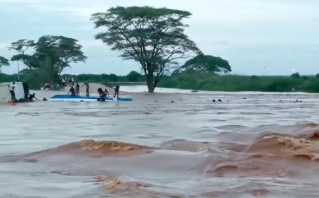 BOAT CAPSIZES IN TANA RIVER, LEAVING 23 PEOPLE MISSING.