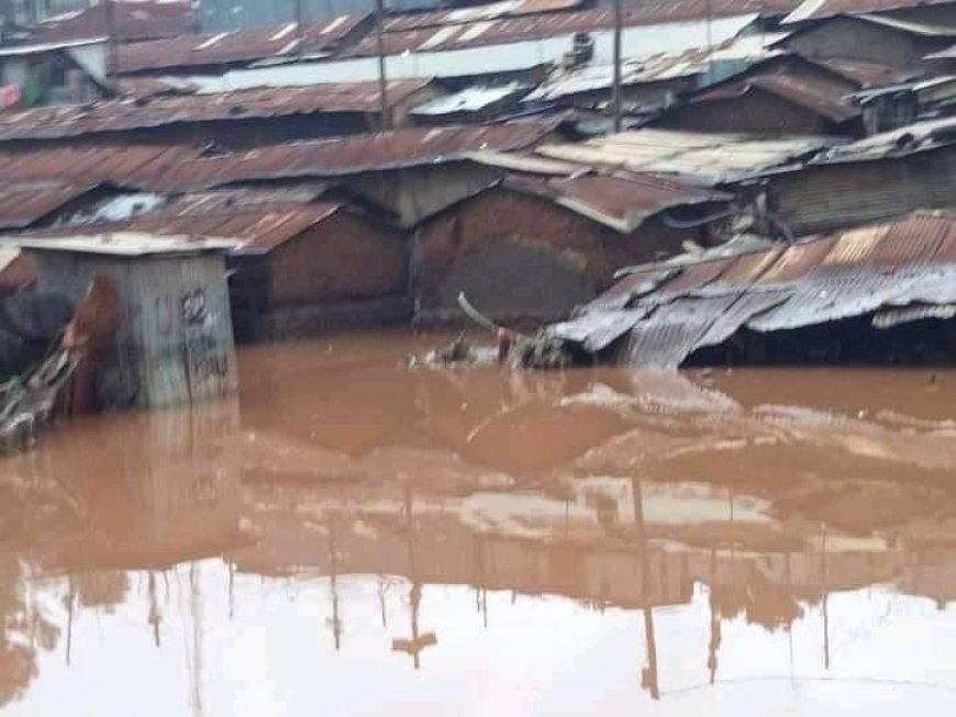 KIBRA RIVER BURST ITS BANKS, DISTURBANCING HUNDREDS OF PEOPLE