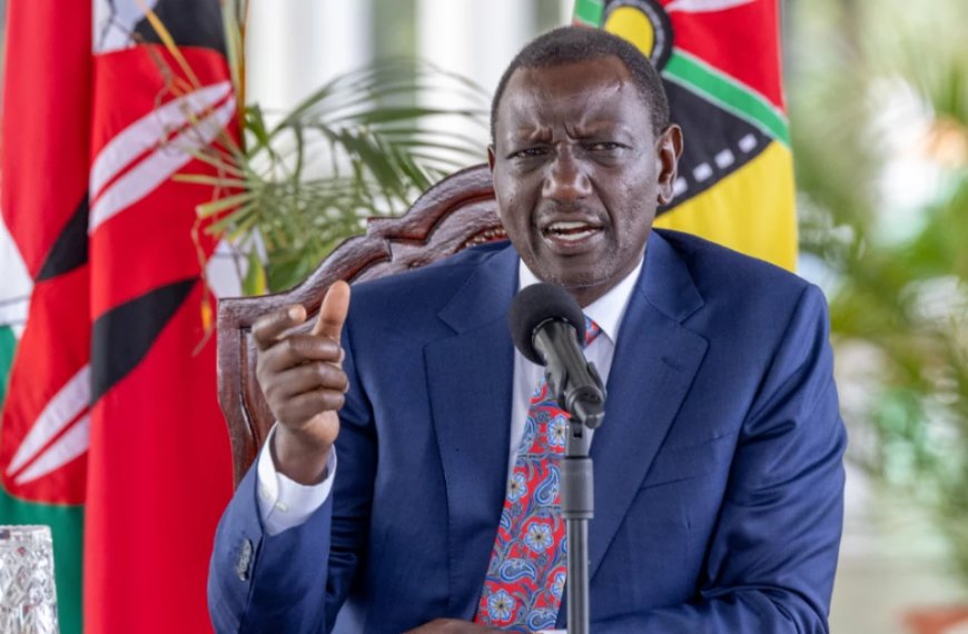 BREAKING: 'WHETHER YOU LIKE IT OR NOT, WE'LL MOVE YOU,' SAYS  PRESIDENT RUTO TO FLOOD VICTIMS.