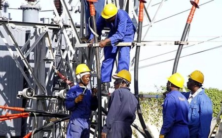 KEGATI: KENYA POWER WORKS ON ELECTRICITY TRANSMISSION PYLONS