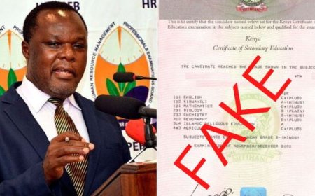 GOVERNMENT OFFICIALS ARRESTED BY DCI AND CHARGED WITH FORGERY OF CERTIFICATES