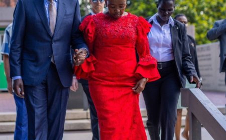 DP GACHAGUA REACTS TO PRESIDENT RUTO HOLDING FIRSTLADY`S HAND IN US