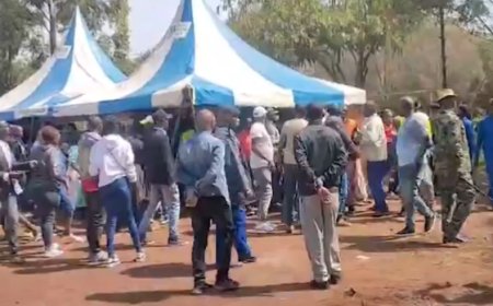 UDA SUPPORTERS CLASH IN SOUTH B DURING POLLS