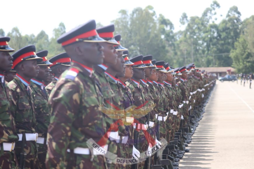 POMP AND COLOUR AT KDF PASS OUT