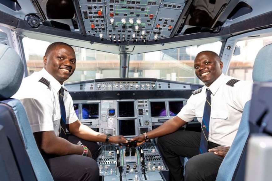 MEET  KENYAN IDENTICAL TWINS WHO ARE PILOTS AT ALASKA AIRLINES IN AMERICA