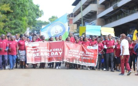 Kisii: Sickle Cell Anaemia Day Celebrations in Kisii 