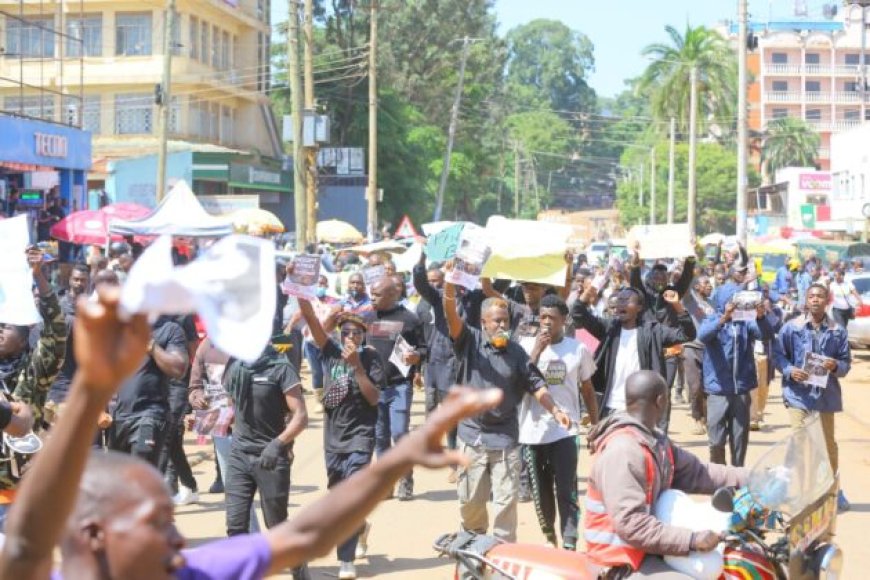 Kisii Youths tell MPs to never come home if they vote for Finance Bill