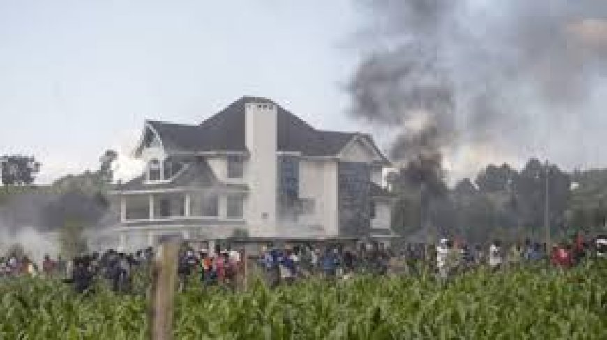 MP Kimani Kuria`s home set ablaze