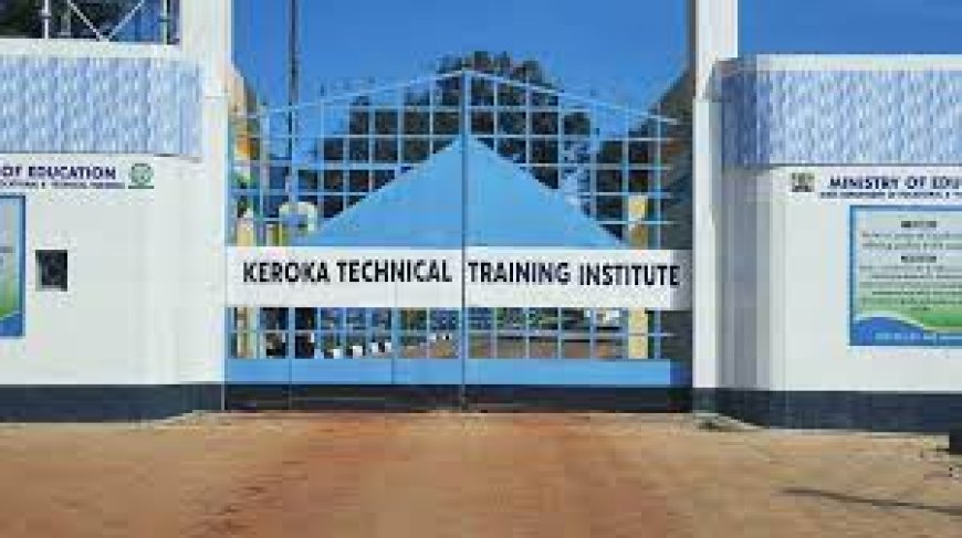 Keroka Technical Training College burn tyres demanding for college Principal removal