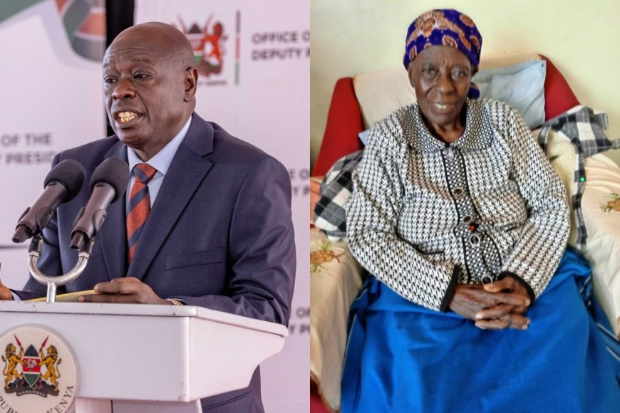 DP Gachagua is Mourning the Death Of his Elder Sister