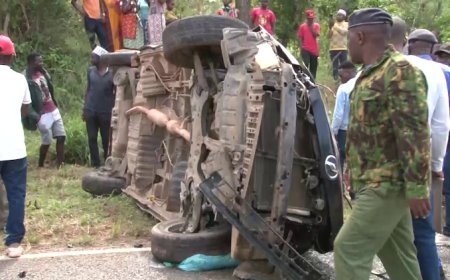 2 dead after muguka delivery van overturns