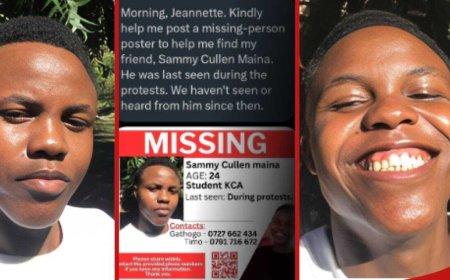 Cullen Maina: Story of 24 year old who Died During Anti-Tax Protests