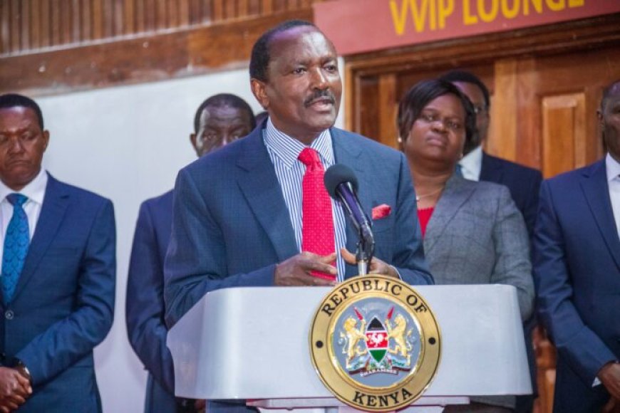 We agree with Gen Z's we want action, not dialogue! states Kalonzo