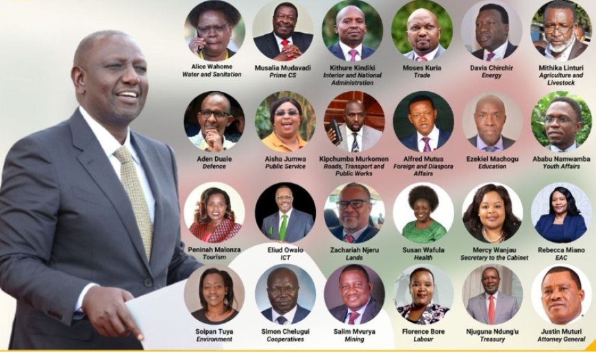 Cabinet Secretaries and Attorney General sacked by Pres. Ruto