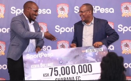 Shabana Fc Inks 75million Deal with Betting Giant Sportpesa